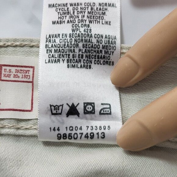 Levi Strauss, Not Worn, Tan, Women's Jeans, Size 12 - Picture 7 of 9